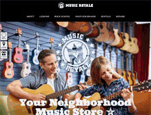 Tablet Screenshot of musicroyale.com